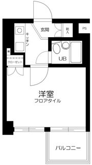 ベルメゾン二子の間取り画像