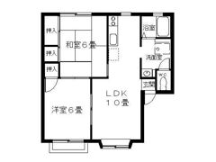 鳳ハイツ 伊勢丘七丁目の間取り画像