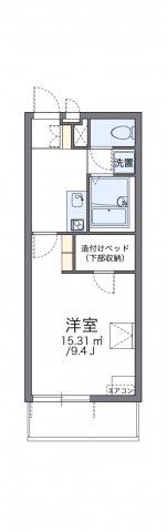 レオパレスラーラの間取り画像