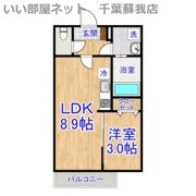 (仮称)ジーメゾン千葉村田町エベッラの間取り画像