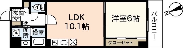プロムナード二葉の里の間取り画像
