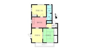 コージーコートBの間取り画像