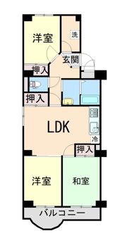 熊内台セントポリアの間取り画像