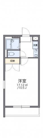 レオパレスひたち野の間取り画像