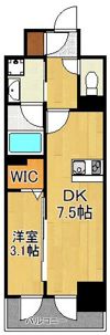 プレジデンス ざ 旦過の間取り画像