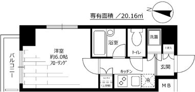 ルーブル千鳥町の間取り画像
