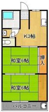 杉原荘の間取り画像
