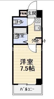 リヴァーシャロウ西三荘の間取り画像