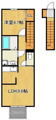 calme palaisの間取り画像