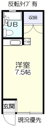 コウジタニハイツの間取り画像