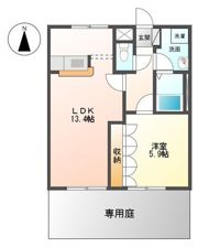グリーンパークA棟の間取り画像
