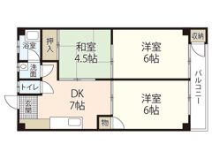 ブランドール ナルミの間取り画像