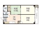 ブランドール ナルミの間取り画像