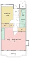 マンションアピカの間取り画像