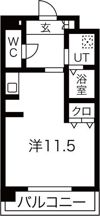 ブロンメゾン平和の間取り画像