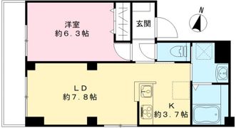 グランドグレース神楽坂の間取り画像