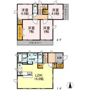 デルフィ西瑞江の間取り画像