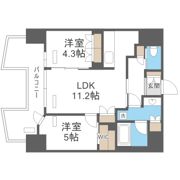 STANDZ四天王寺前夕陽丘の間取り画像