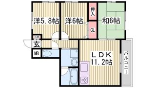 メゾン神港の間取り画像