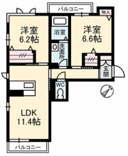 ローレルTAKUの間取り画像