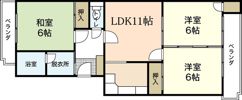 ソレーユ三筋の間取り画像