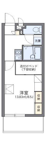レオパレスグリーンヒルの間取り画像