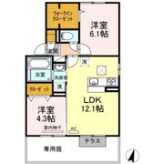 グレイス フローラ B棟の間取り画像