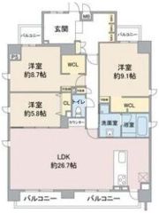 RAXA覚王山の間取り画像