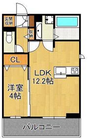 D-ROOM藤田 B棟の間取り画像
