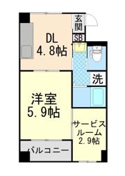 グランペール六甲の間取り画像