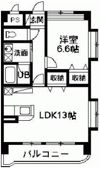 マンションエスポワールの間取り画像