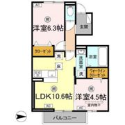 オーベルジーヌの間取り画像