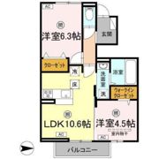 オーベルジーヌの間取り画像