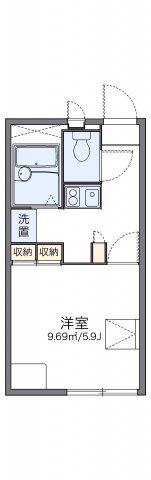 レオパレスパークコンフォール21の間取り画像