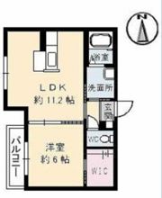 ラ・パルテール新屋敷Ⅱの間取り画像