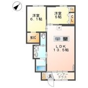 グランディール Aの間取り画像