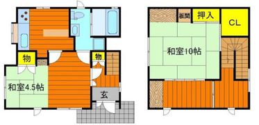 築港新町1丁目戸建ての間取り画像