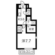 プロパティー長町Bの間取り画像