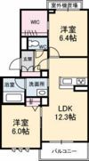 シャーメゾンアルタミラ府中の間取り画像