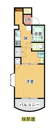 アサヒレジデンスの間取り画像