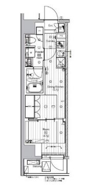 PREMIUM CUBE 大森 TROISの間取り画像