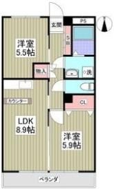 パークサイド篠崎の間取り画像