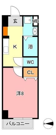 アルバ鹿田の間取り画像