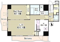アルブル高輪の間取り画像