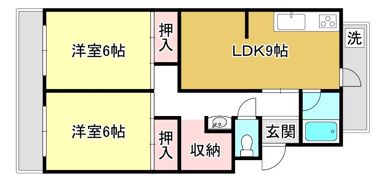 クレスト天神の間取り画像