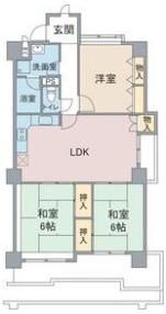 ユニーブル植田パークの間取り画像