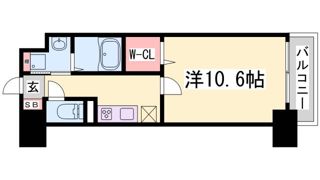 L・Isobe三宮の間取り画像