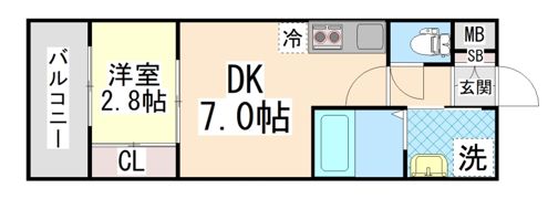 コートデイジーの間取り画像