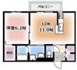 ルナメゾンBの間取り画像