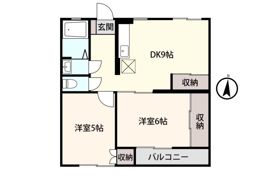 アントワーヌ富山Ⅱの間取り画像